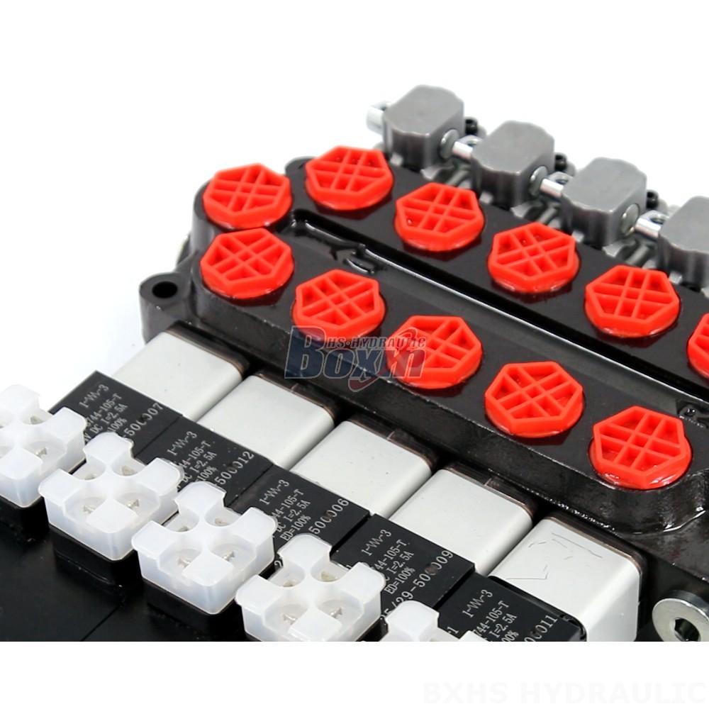 Durable Q45 5 Spool Monoblock Directional Valve for Hydraulic Systems detail image